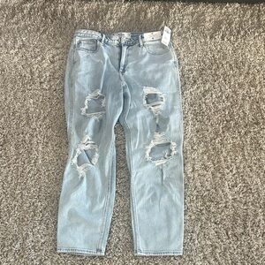 Hollister Light Blue Distressed Skinny Jeans